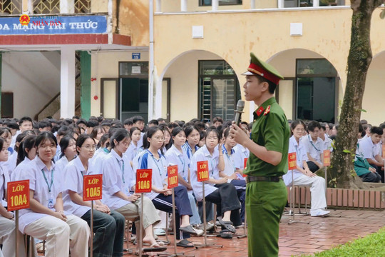 Thái Nguyên: Lá chắn kiên cố ngăn ma túy tấn công học đường
