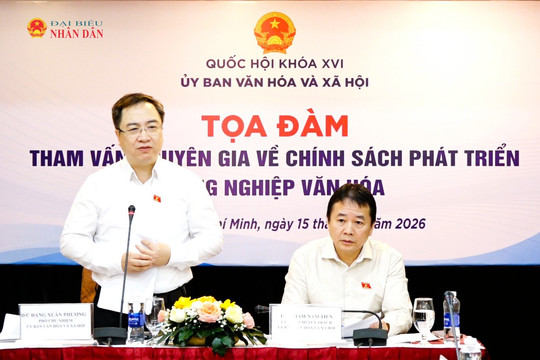 Tham vấn chuyên gia về chính sách phát triển công nghiệp văn hóa