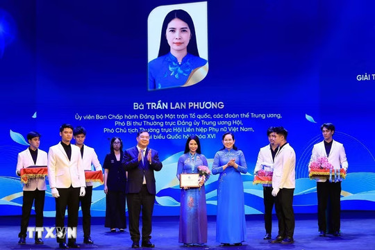 Lễ trao Giải thưởng Phụ nữ Việt Nam năm 2026