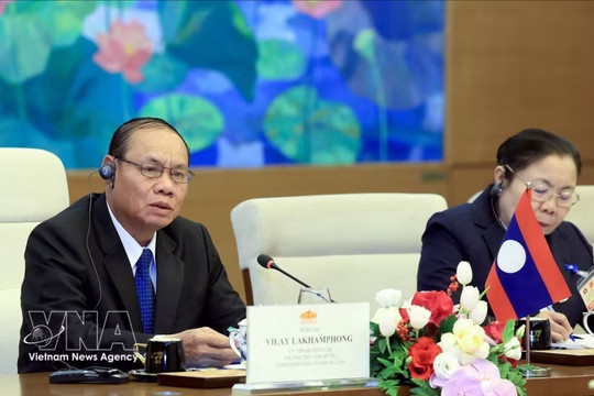 Laos’ senior Party official concludes official visit to Vietnam