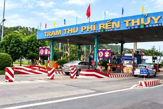 Hai trạm thu phí BOT Bến Thủy và Bến Thủy 2 sẽ tạm dừng thu phí trong 30 ngày