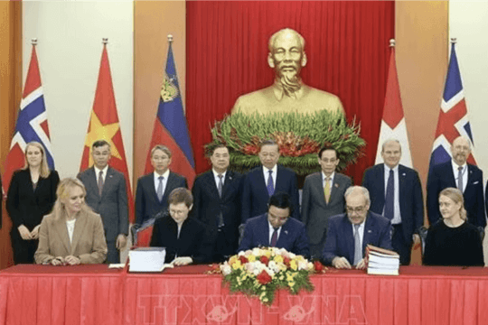 Lễ ký Hiệp định thương mại tự do giữa Việt Nam và EFTA