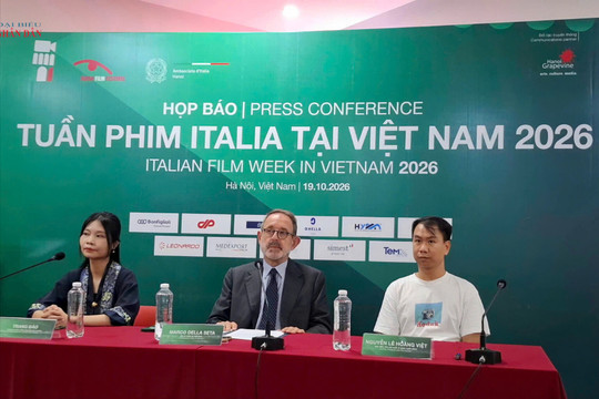 Tuần phim Italy tại Việt Nam 2026: Lan tỏa và kết nối văn hóa qua ngôn ngữ điện ảnh