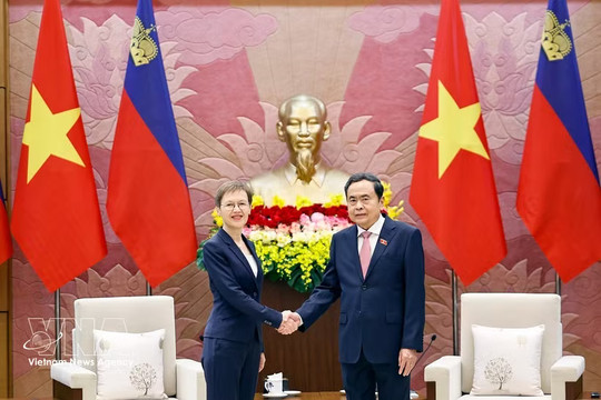 National Assembly President Tran Thanh Man meets with Liechtenstein PM Brigitte Haas