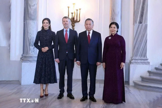 Tổng Bí thư, Chủ tịch nước Tô Lâm hội kiến Nhà vua Frederik X