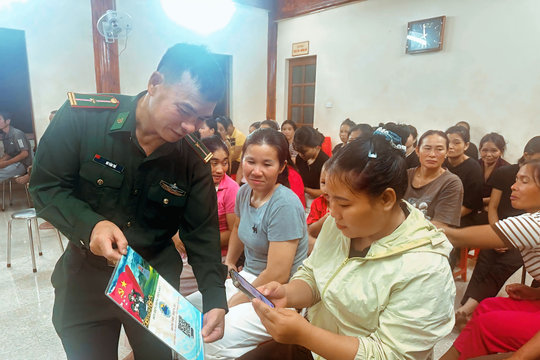 Tuyên truyền pháp luật gắn với chuyển đổi số ở khu vực biên giới