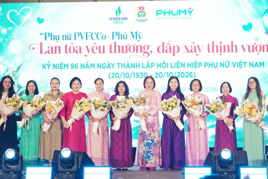 Tôn vinh những đóng góp, dấu ấn của phụ nữ PVFCCo - Phú Mỹ