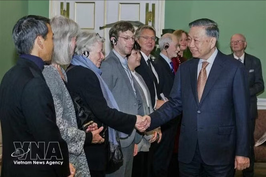 Top leader hails friendship association's role in nurturing Vietnam–Denmark ties