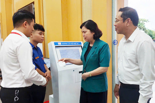 Điểm nhấn Bộ chỉ số phục vụ người dân, doanh nghiệp