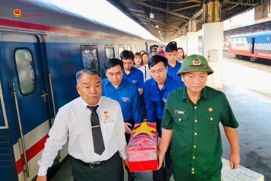 TP. Hồ Chí Minh đón liệt sĩ hy sinh tại Thành cổ Quảng Trị về an nghỉ sau 54 năm
