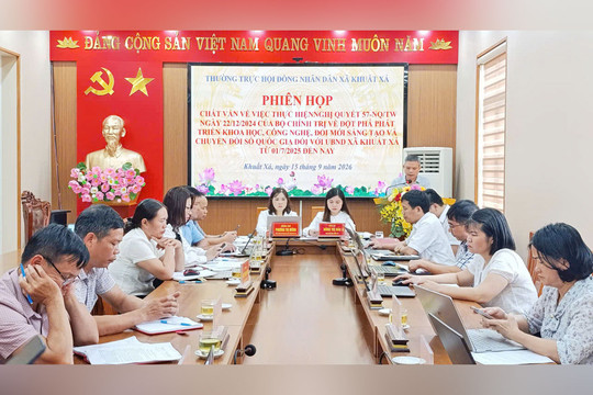 Biến nghị quyết thành kết quả thực chất ở cơ sở