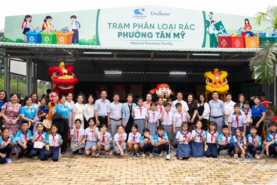 TP. Hồ Chí Minh: Hơn 8,5 tấn vật liệu tái chế được thu hồi từ Trạm MRF tại Tân Mỹ