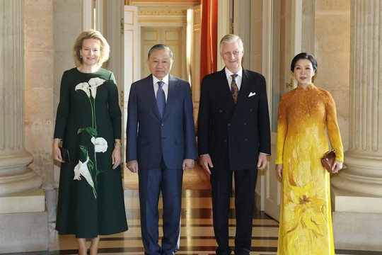 Tổng Bí thư, Chủ tịch nước Tô Lâm hội kiến Nhà vua Vương quốc Bỉ Philippe