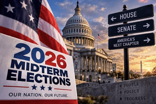 Bầu cử giữa nhiệm kỳ Mỹ 2026: Tương quan quyền lực trước bước ngoặt quan trọng
