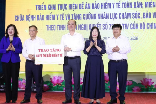 Thái Nguyên: Quan tâm đầu tư y tế, hiện thực hóa mục tiêu bảo hiểm y tế toàn dân