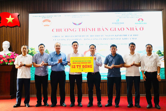 PVCFC đồng hành cùng tỉnh Lào Cai thực hiện chương trình xóa nhà tạm, nhà dột nát