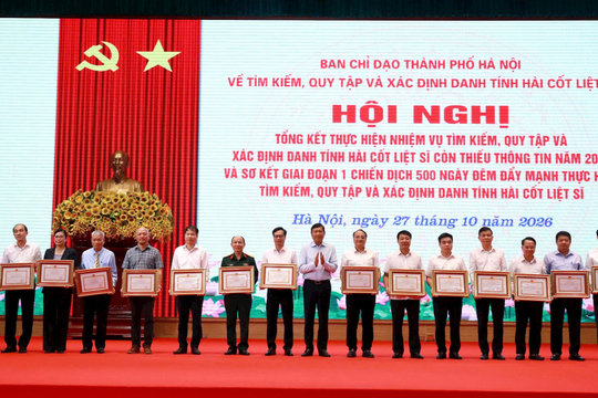 Hà Nội: Hoàn thành 100% kế hoạch lấy mẫu hài cốt liệt sĩ