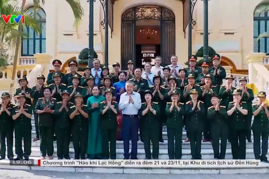 Tổng Bí thư, Chủ tịch nước Tô Lâm gặp mặt Đại đội nữ lái xe Trường Sơn
