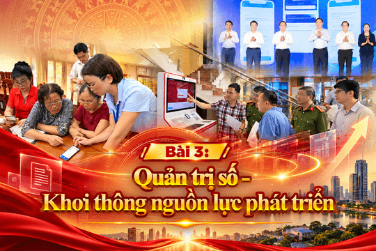 Bài 3: Quản trị số - Khơi thông nguồn lực phát triển