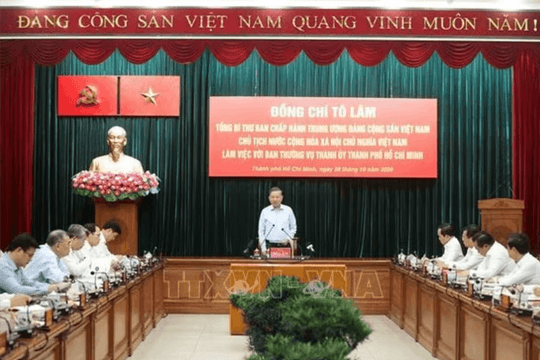 Thành phố Hồ Chí Minh quyết tâm hoàn thành các mục tiêu