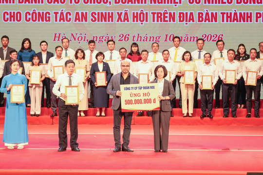 ROX Group đóng góp 500 triệu đồng cho Quỹ Vì người nghèo Hà Nội