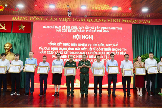 TP. Hồ Chí Minh: Quy tập 857 hài cốt liệt sĩ, triển khai giai đoạn 2 Chiến dịch 500 ngày đêm