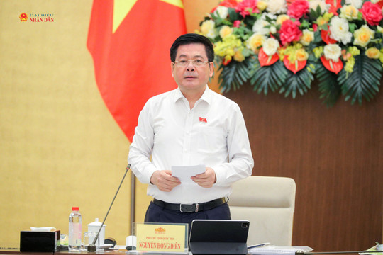 Phó Chủ tịch Quốc hội Nguyễn Hồng Diên dự phiên họp thẩm tra 3 dự án đầu tư xây dựng đường cao tốc