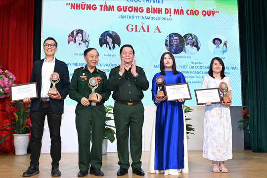 Cuộc thi viết “Những tấm gương bình dị mà cao quý” lần thứ 17: Lan tỏa khát vọng cống hiến cho cộng đồng