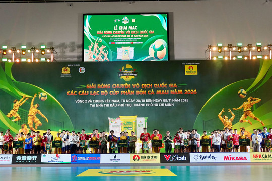 Giải vô địch Quốc gia – Cúp Phân Bón Cà Mau 2026: Bóng chuyền nam Việt Nam bước vào chặng tranh tài quyết định