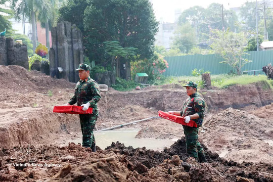 Nearly 850 sets of martyrs’ remains recovered at Le Thi Rieng Park in four months