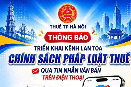 Thuế Hà Nội đưa chính sách thuế đến hộ, cá nhân kinh doanh qua tin nhắn điện thoại