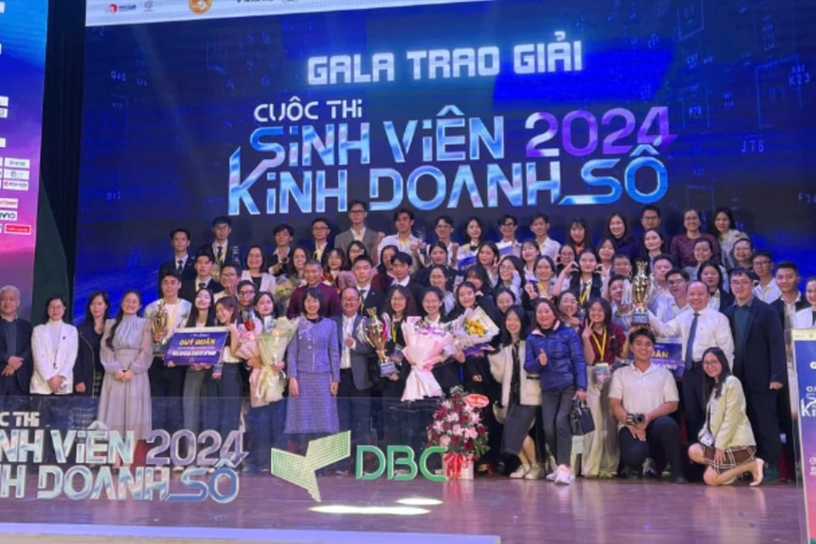 Đại học Kinh tế Quốc dân giành giải Quán quân cuộc thi Sinh viên Kinh doanh số 2024