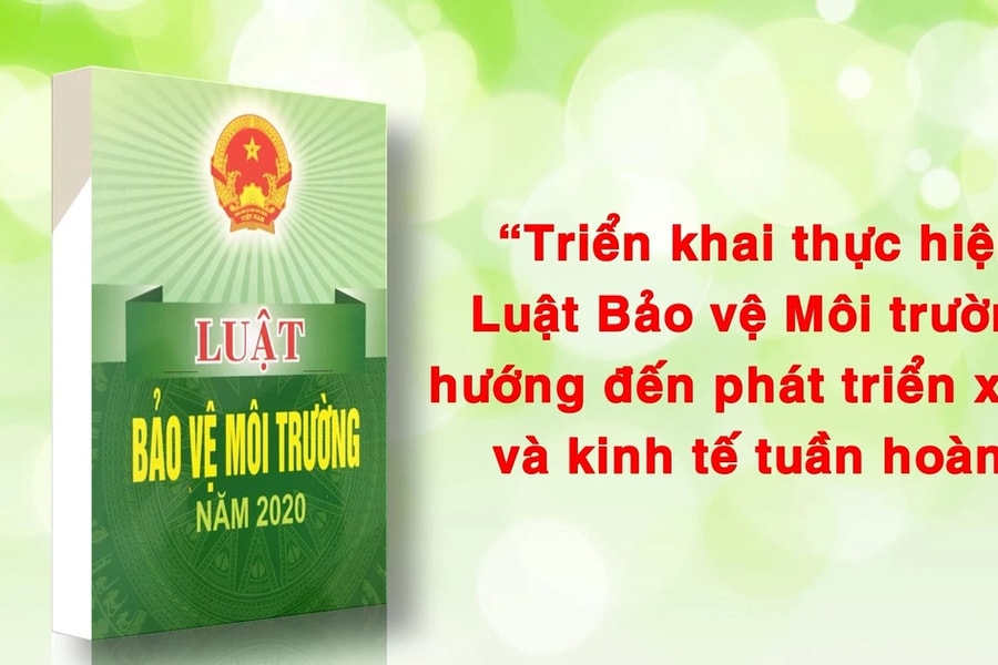 “Triển khai thực hiện Luật Bảo vệ Môi trường hướng đến phát triển xanh và kinh tế tuần hoàn”