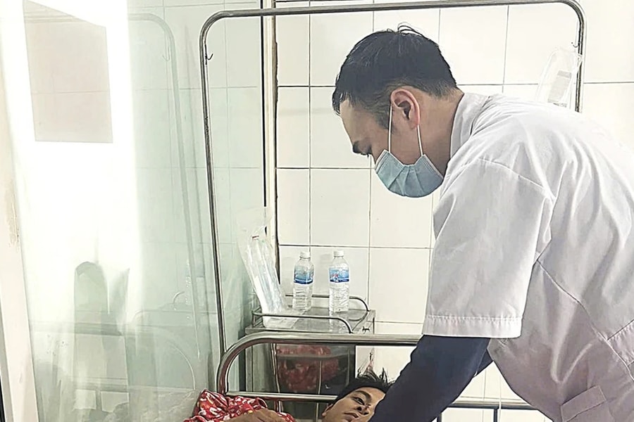 Nút mạch lách cầm máu cứu sống bệnh nhân tai nạn giao thông 