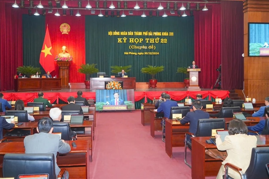 HĐND thành phố Hải Phòng thông qua 8 Nghị quyết tại Kỳ họp thứ 22