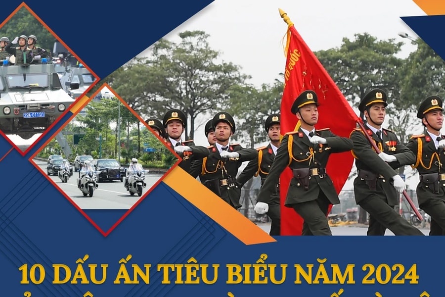 10 Dấu ấn tiêu biểu năm 2024 của Công an Thành phố Hà Nội 