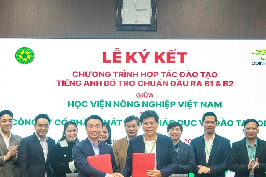 Học viện Nông nghiệp Việt Nam hợp tác cùng Công ty ODIN nâng cao năng lực tiếng Anh cho sinh viên