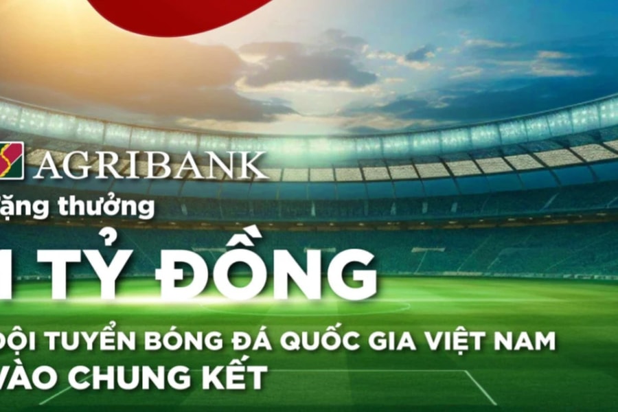 Agribank tặng 1 tỷ đồng cho Đội tuyển Bóng đá Quốc gia Việt Nam