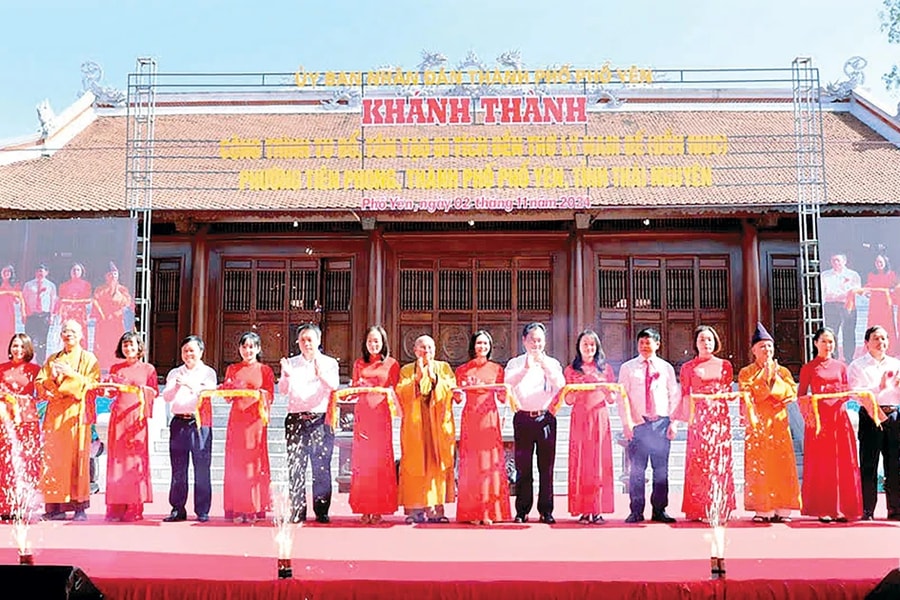 Tự hào góp công tôn tạo Di tích lịch sử quốc gia đền thờ Lý Nam Đế