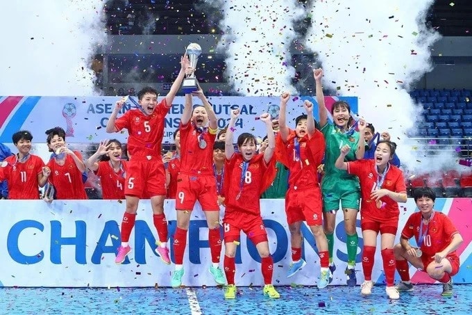 Đội tuyển futsal nữ Việt Nam lọt vào Top 10 thế giới của Futsalplanet