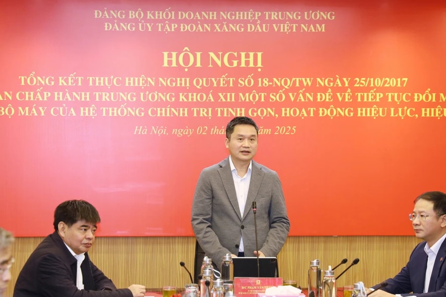 Đảng ủy Petrolimex tổ chức Hội nghị quán triệt triển khai, tổng kết Nghị quyết số 18-NQ/TW 