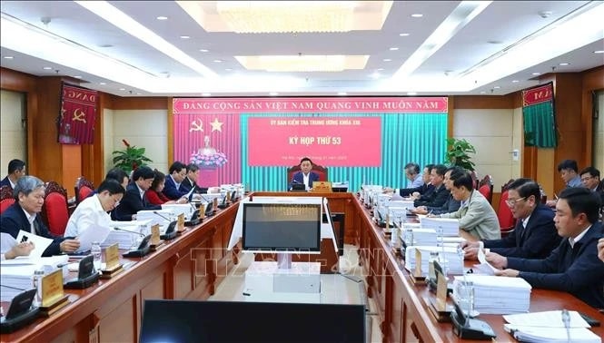 Ủy ban Kiểm tra Trung ương họp Kỳ thứ 53