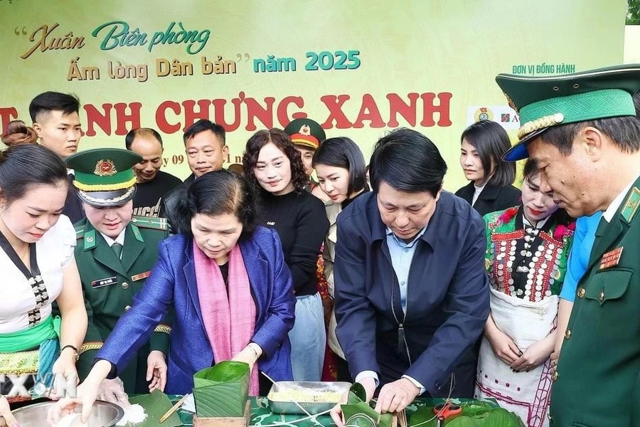 Chủ tịch nước Lương Cường thăm, chúc tết tại xã Pa Tần, Lai Châu