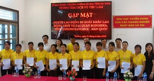 Hà Nam: Xuất khẩu lao động vượt 56% kế hoạch