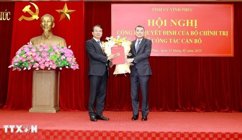 Đồng chí Đặng Xuân Phong giữ chức Bí thư Tỉnh ủy Vĩnh Phúc