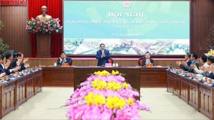 Thủ tướng Phạm Minh Chính chủ trì Hội nghị lần thứ 5 của Hội đồng điều phối vùng Đồng bằng sông Hồng