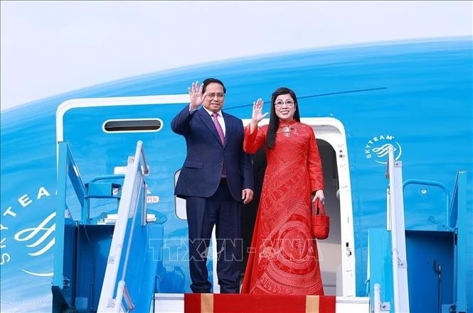 Thủ tướng Phạm Minh Chính và Phu nhân lên đường thăm chính thức Ba Lan, Séc và tham dự Hội nghị WEF tại Thụy Sĩ