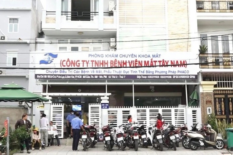 TP. Hồ Chí Minh: Tước giấy phép hoạt động Công ty TNHH Bệnh viện Mắt Tây Nam