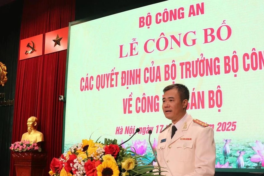 Công bố quyết định bổ nhiệm hai Phó Giám đốc Công an TP. Hà Nội