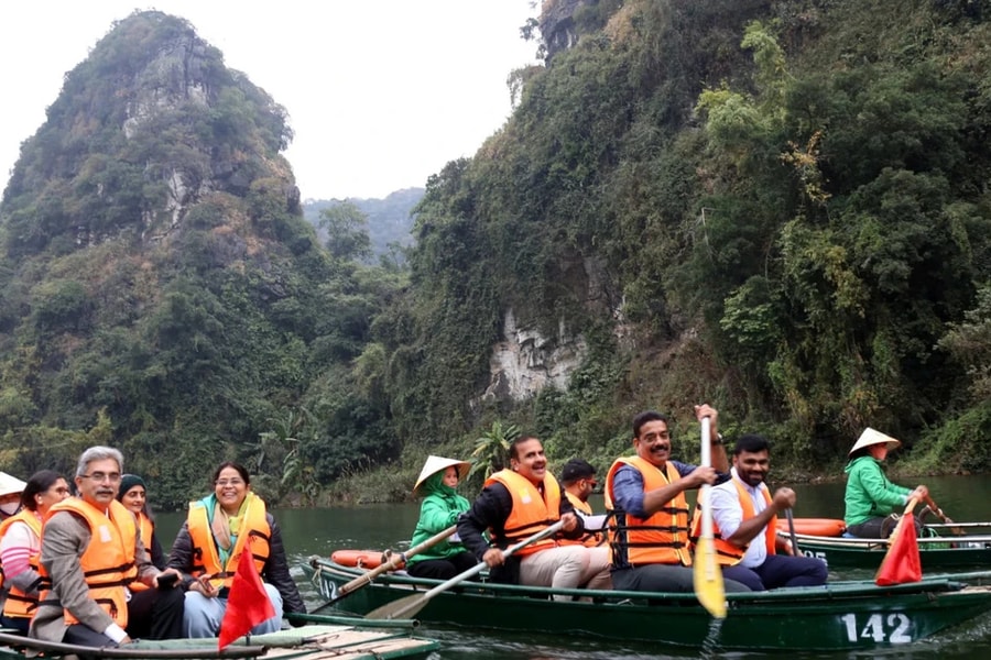 Doanh nghiệp du lịch Ấn Độ khảo sát, kết nối du lịch Ninh Bình